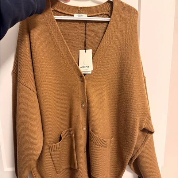 Aritzia Sweaters - Aritzia Women's Chunky Merino Wool V-Neck Cardigan